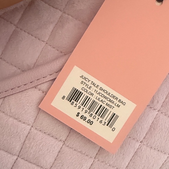 Juicy Couture Light Pink Quilted Shoulder Bag - Picture 5 of 5